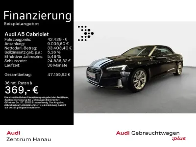 Gebraucht Audi A5 Cabriolet Advanced Plus 265 PS (194 kW) 2023 Mythosschwarz metallic Cabrio