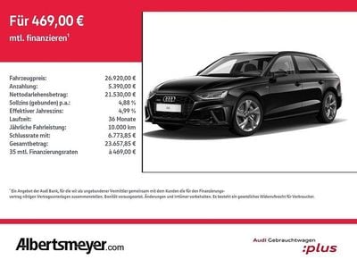 Gebraucht Audi A4 S-Line 231 PS (169 kW) 2020 Schwarz Kombi