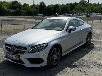 Gebraucht Mercedes C200 AMG line 184 PS (135 kW) 2016 Silber Coupé