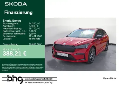 Gebraucht Skoda Enyaq iV SportLine 150 kW (204 PS) 2023 Rot SUV