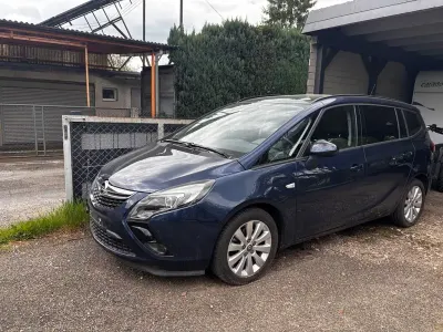 Gebraucht Opel Zafira Tourer Edition 140 PS (102 kW) 2012 Blau Van / Kleinbus