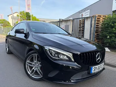 Brugt Mercedes CLA200 AMG line 136 HK (100 kW) 2017 Sort Coupe