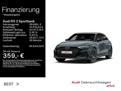 Gebraucht Audi RS3 Sportback Ambiente 400 PS (294 kW) 2025 Kemoragrau metallic Kleinwagen