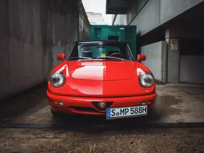 Gebraucht Alfa Romeo Spider 120 PS (88 kW) 1993 Rot Cabrio