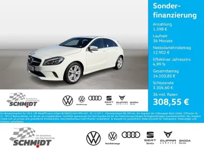 Używany Mercedes A180 Business 122 KM (89 kW) 2017 Biały Sedan/Limuzyna