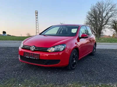 Brugt VW Golf VI 80 HK (58 kW) 2009 Rød Hatchback