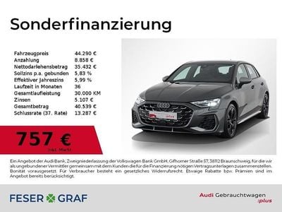 Daytonagrau perleffekt Gebraucht 2025 Audi S3 Ambiente Limousine | 44.290 € (Guter Preis)