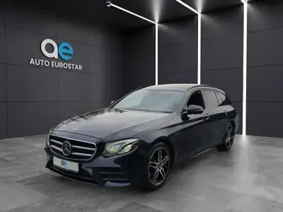 Brugt Mercedes E220 AMG 194 HK (142 kW) 2019 Blå Stationcar