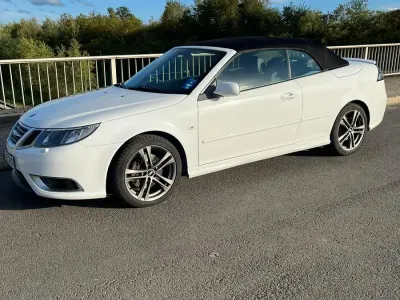 Gebraucht Saab 9-3 Cabriolet Aero 179 PS (131 kW) 2008 Weiß Cabrio
