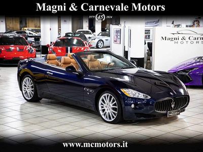 Usata Maserati GranCabrio 441 CV (324 kW) 2010 Blu Cabrio