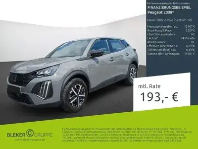 Gebraucht Peugeot 2008 Active 101 PS (74 kW) 2024 Grau SUV