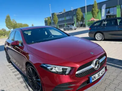 Gebraucht Mercedes A200 AMG line 163 PS (119 kW) 2021 Rot Limousine