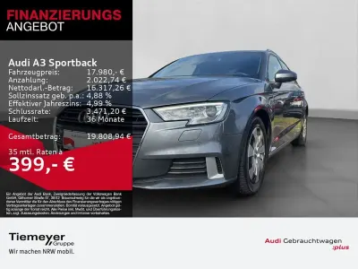 Occasion Audi A3 Sport 150 ch (110 kW) 2018 Gris Berline