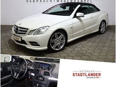 Calcitweiss unilack Gebraucht 2012 Mercedes E500 Avantgarde Cabrio | 17.990 €