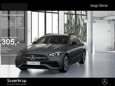 Używany Mercedes C300e AMG 204 KM (150 kW) 2022 Szary Sedan/Limuzyna