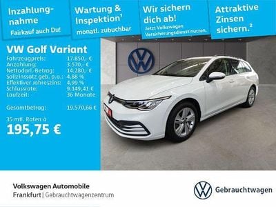 Second-hand VW Golf VIII Life 110 CP (80 kW) 2022 Alb Break