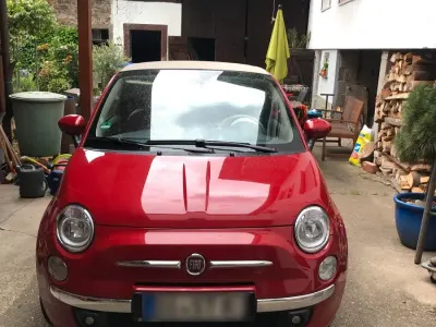 Gebraucht Fiat 500C 101 PS (74 kW) 2011 Rot Cabrio