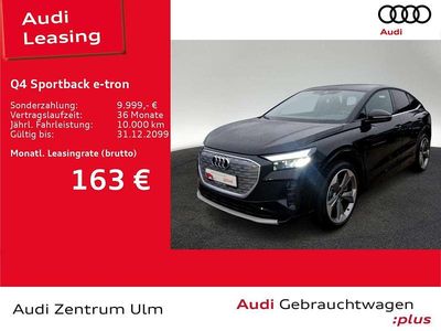 Gebraucht Audi Q4 e-tron S-Line 219 kW (299 PS) 2022 Mythosschwarz metallic SUV