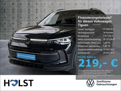 Gebraucht VW Tiguan Goal 150 PS (110 kW) 2025 Schwarz SUV