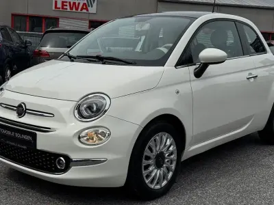 Gebraucht Fiat 500 Lounge 69 PS (50 kW) 2016 Bianco bianco/ bossa nova/calc Kleinwagen