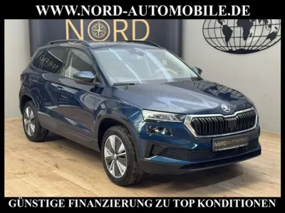 Gebraucht Skoda Karoq Ambition 116 PS (85 kW) 2023 Lavablau metallic (metallic) SUV