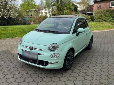 Usata Fiat 500C Lounge 69 CV (50 kW) 2018 Verde Cabrio