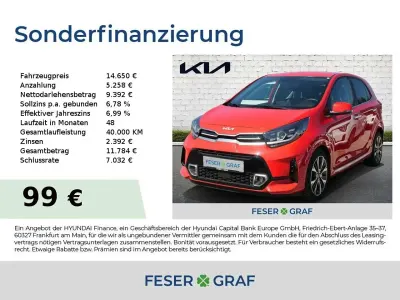 Używany Kia Picanto GT-Line 101 KM (74 kW) 2022 Czerwony Hatchback
