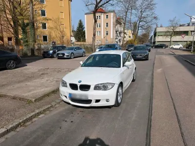 Usata BMW 116 M Sport 122 CV (89 kW) 2008 Bianco Utilitaria