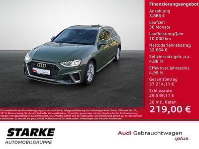 Distriktgrün metallic Gebraucht 2024 Audi A4 S-Line Kombi | 36.550 € (Guter Preis)