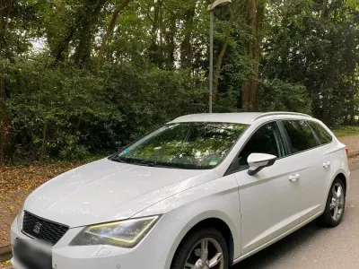 Gebraucht Seat Leon ST Style 105 PS (77 kW) 2014 Weiß Kombi