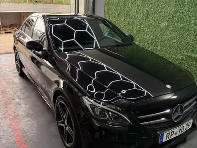 Używany Mercedes C400 AMG line 333 KM (244 kW) 2016 Czarny Sedan/Limuzyna