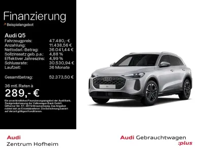 Käytetty Audi Q5 Performance 204 HP (150 kW) 2025 Hopea Katumaasturi