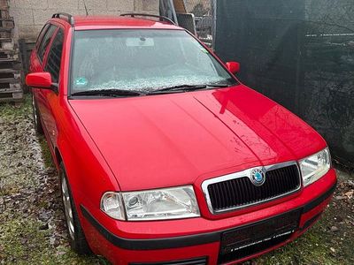 Brugt Skoda Octavia 116 HK (85 kW) 2003 Rød Stationcar