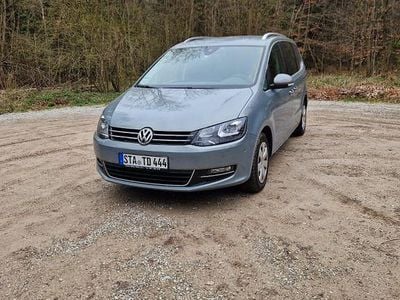 Usata VW Sharan Highline 140 CV (102 kW) 2014 Blu Monovolume