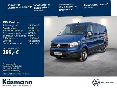 gebraucht VW Crafter Kasten 30 MR 2.0TDI L2H1 KLIMA NAV KAM BT