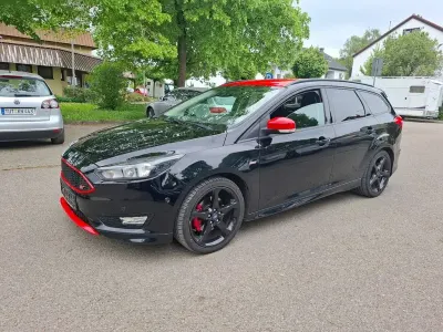 Brugt Ford Focus ST-Line 150 HK (110 kW) 2015 Sort Sedan