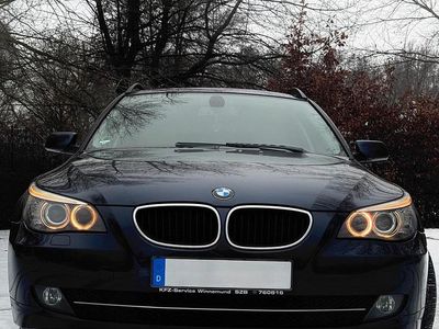Gebraucht BMW 520 177 PS (130 kW) 2007 Blau Kombi