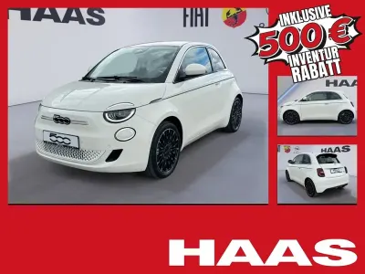 Gebraucht Fiat 500e La Prima 86 kW (118 PS) 2026 Arktis weiß Limousine