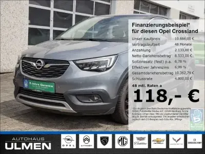 Gebraucht Opel Crossland X Innovation 110 PS (80 kW) 2019 Grau SUV