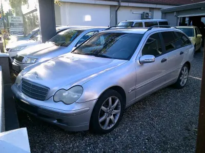 Brugt Mercedes C180 Elegance 143 HK (105 kW) 2003 Sølv Sedan