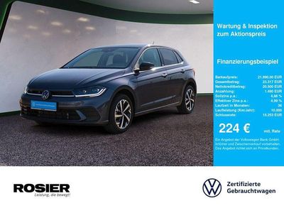 Gebraucht VW Polo Move 110 PS (80 kW) 2023 Grau / rauchgrau Kleinwagen