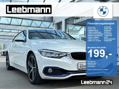 Gebraucht BMW 430 Gran Coupé Sport Line 252 PS (185 kW) 2018 Mineralweiss (metallic) Coupé
