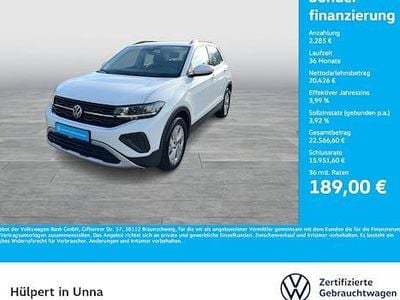 Weiß Gebraucht 2024 VW T-Cross Life SUV | 22.711 € (Guter Preis)