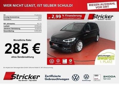 Usata VW Touran R-line 150 CV (110 kW) 2025 Nero Monovolume
