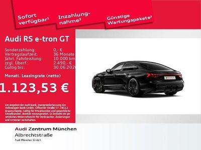 Neu Audi e-tron GT quattro Sport 570 kW (775 PS) 2026 Schwarz Limousine