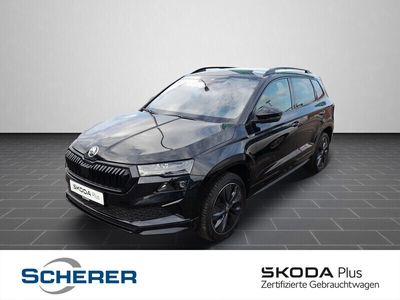 gebraucht Skoda Karoq Sportline 1.5 TSI AHK Sportsitze Navi SHZ PD