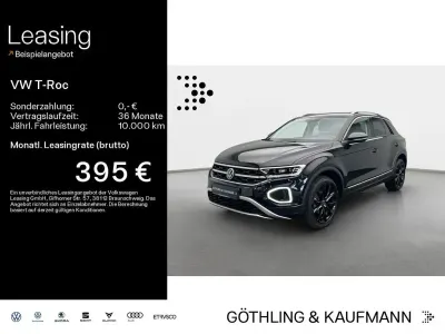 Brugt VW T-Roc Style 150 HK (110 kW) 2022 Sort SUV