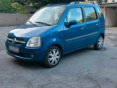 Gebraucht Opel Agila 75 PS (55 kW) 2003 Blau Van / Kleinbus