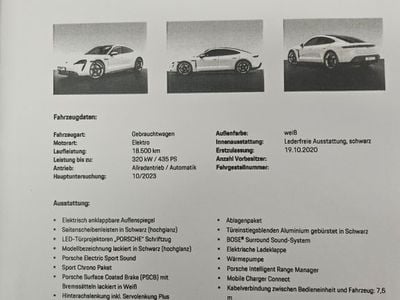 Porsche Taycan 4S