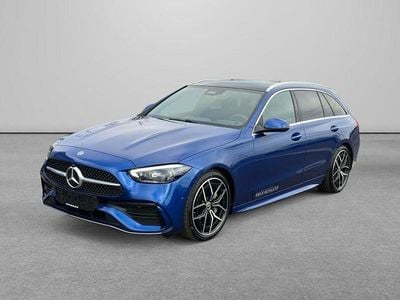Gebraucht Mercedes C300 AMG 265 PS (194 kW) 2024 Metalliclack spektralblau Kombi